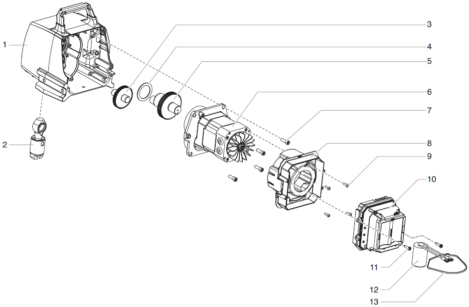 RentSpray 600 Impact Drive Assembly